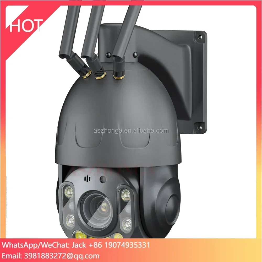 Telecamera IP da 5MP Telecamera di rete IP di sicurezza 4G Zoom 36X 1080P HD PTZ Telecamera di sorveglianza domestica esterna CCTV Visione notturna a colori