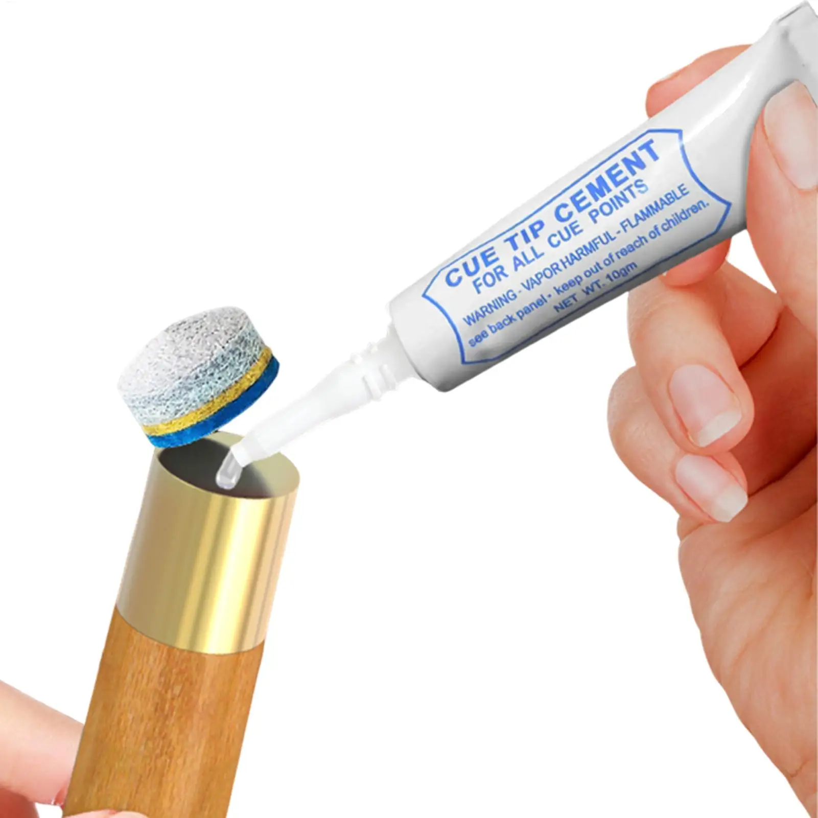 Cue Tip Glue For Pool Stick Cue Tip Repair Tool Billiard Cue Accessories Performance Stick Tips Quick-Drying Increased Friction