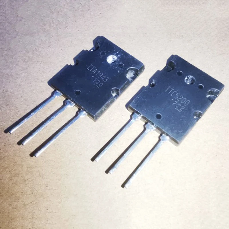 Used 2pcs TTA1943 TTC5200 2SA1943 2SC5200 (1pair/lot) view 2