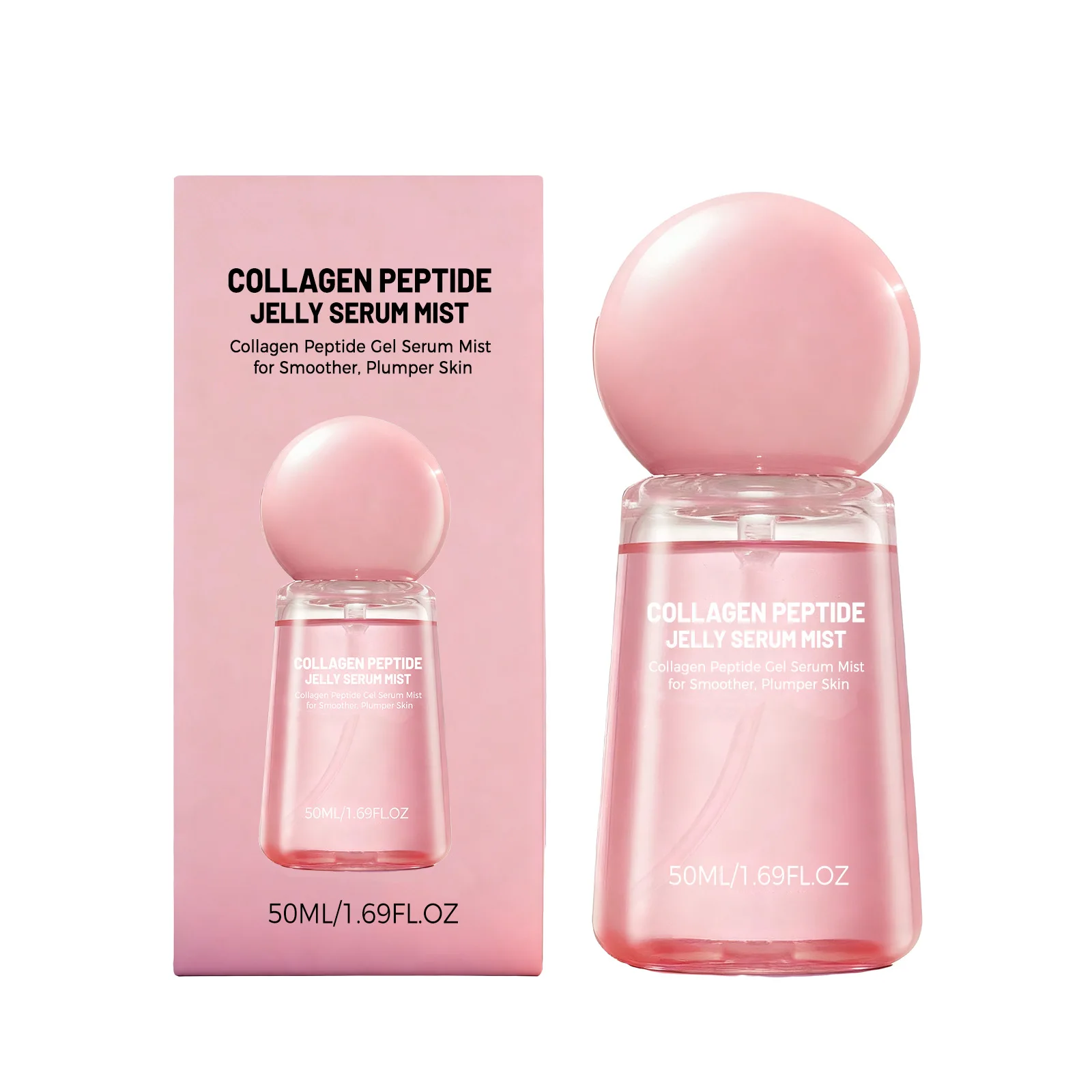 Collagen Peptide Essence Spray, Smooth and Soft Facial Skin Moisturizing and Refining Essence