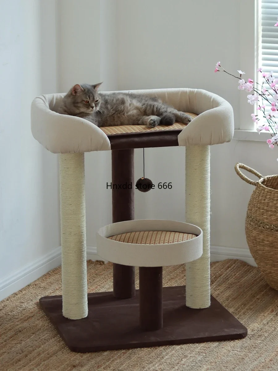 Cat Climbing Frame Large Cat Muppet Maine Climbing Sisal Pillar Cat House Scratch Board