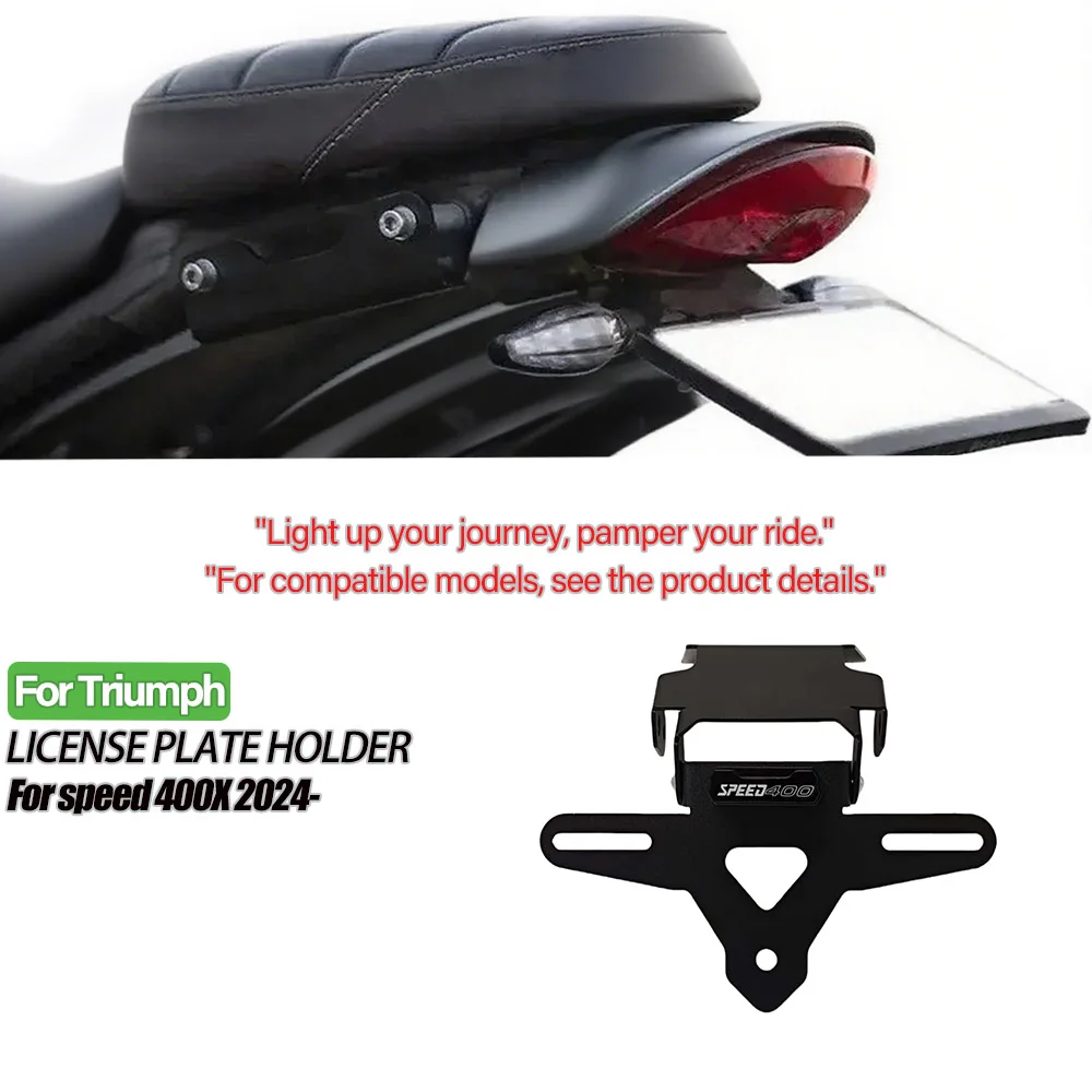 

speed 400X 2024 Motorcycle Accessories Tail Tidy Fender Eliminator with Motor Plates for Holder LED Light for Speed 400 2024-