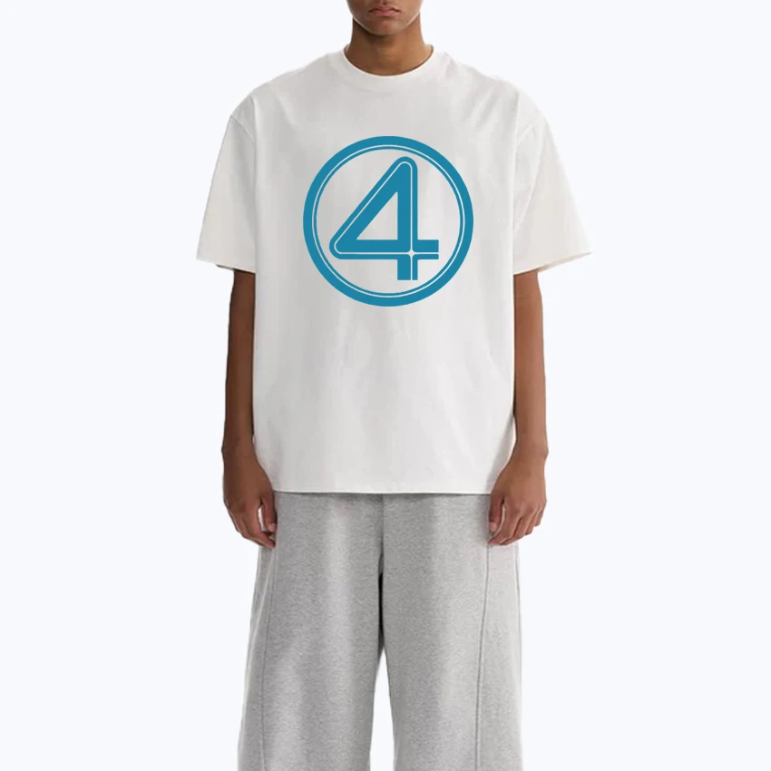 

2025 New in The Fantastic Four First Steps short sleeve T-shirts Men Women harajuku Oversized Tops Unisex 100% Cotton T shirt