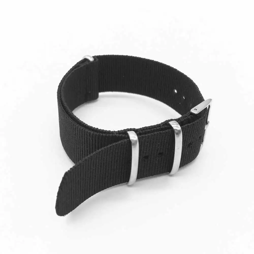 Sport Nylon Uhrenarmband für Damen und Herren Uhrenarmband 18mm 20mm 22mm Armee Sportarmband Stoff Nylon Armband Schnalle Gürtel – Detail 2