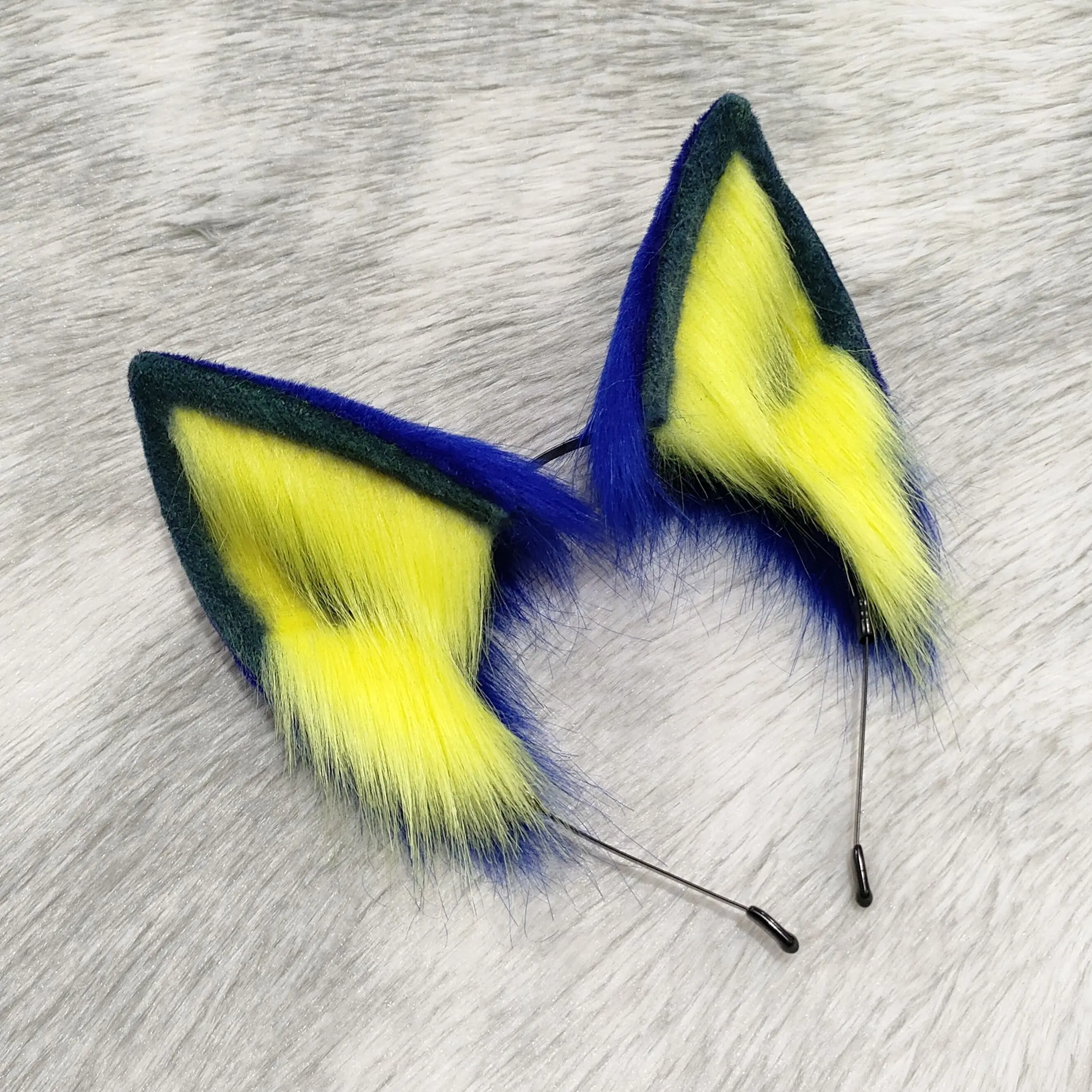 جديد اليدوية الأزرق الأصفر الأذن عقال الذيل قلادة أقراط لعب الأدوار المصرية القط الأذن عقال لوليتا اكسسوارات أنيمي