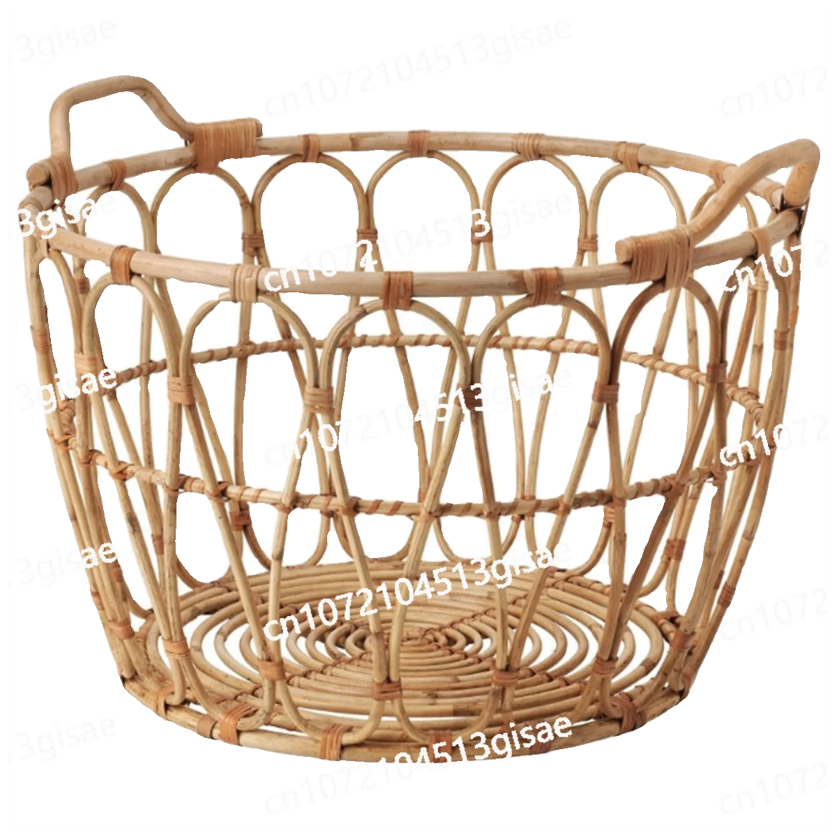 Rattan basket storage towel dirty clothes basket basket portable sundries  hotel homestay decoration mando