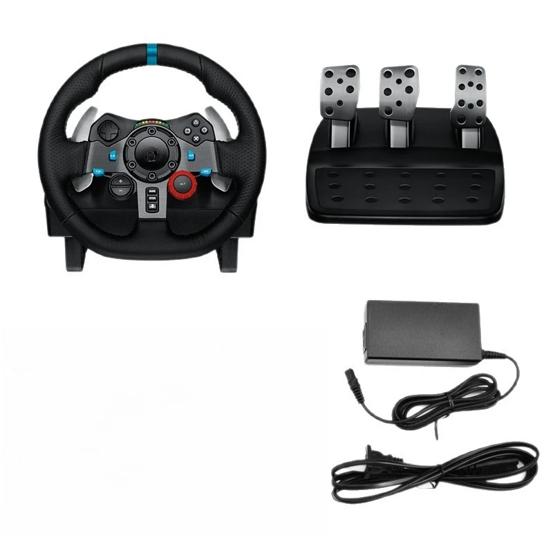 Force feedback game steering wheel, gear lever simulation racing game peripherals