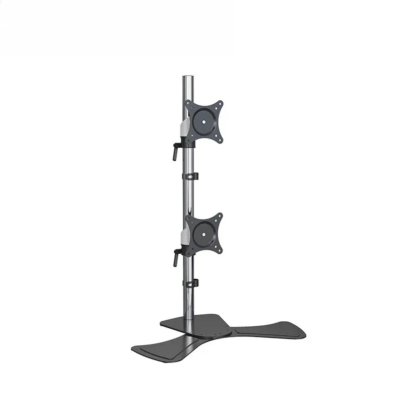Display bracket upper and lower double screen splicing