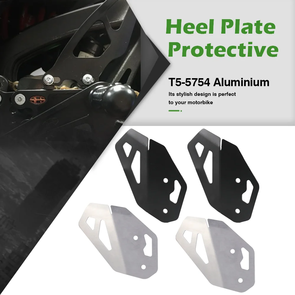 

FOR KAWASAKI ZX-10RR 2017-2018-2019-2020 Motorcycle Accessories CNC Footrest Foot Peg Heel Plates Guard Protector ZX10R NINJA