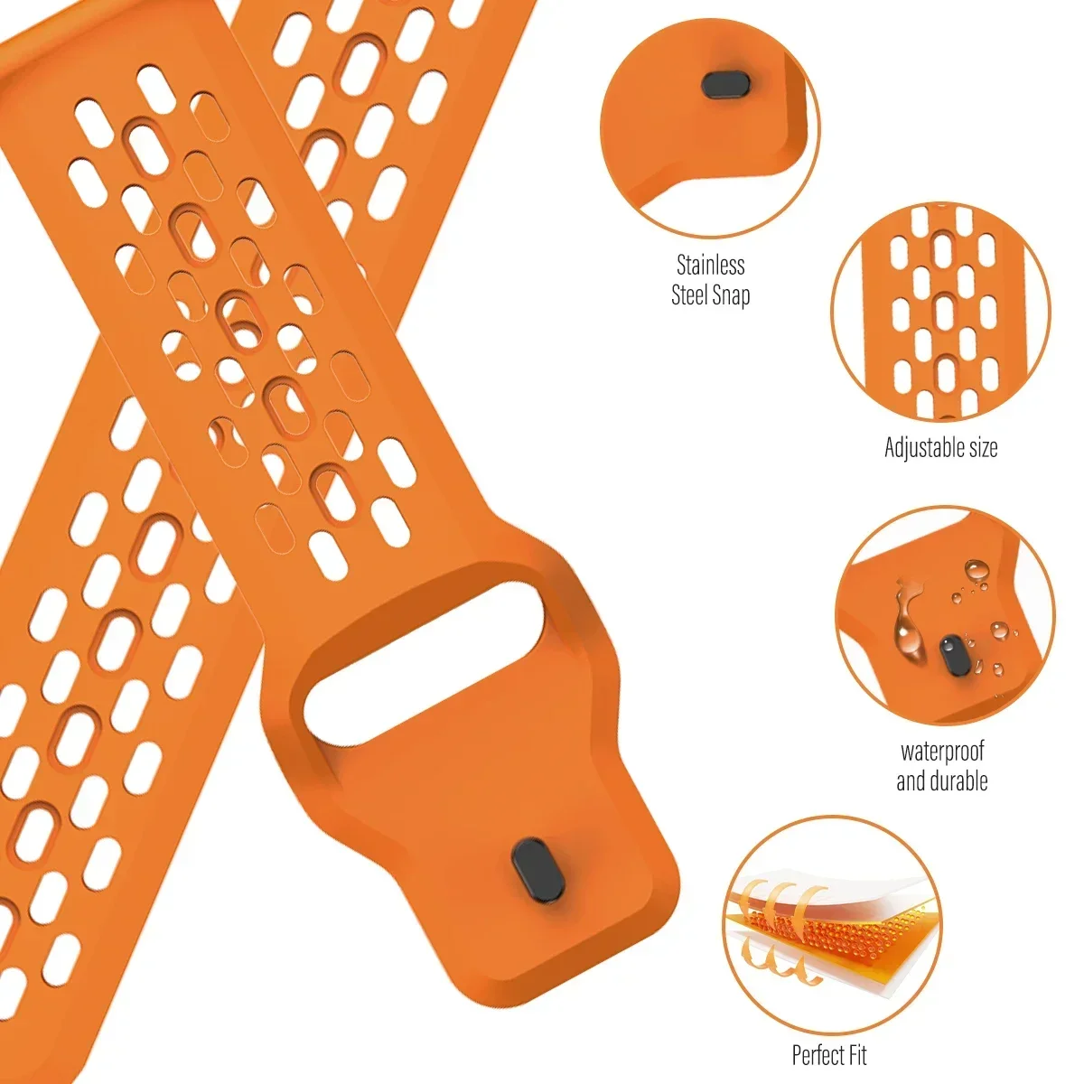 18 20mm 22mm Sport Silicone Strap For Garmin Forerunner 55 158 970 570 965 745 245 265 255 Vivoactive 6 5 4 3 Venu 3 2 2S 3S SQ2