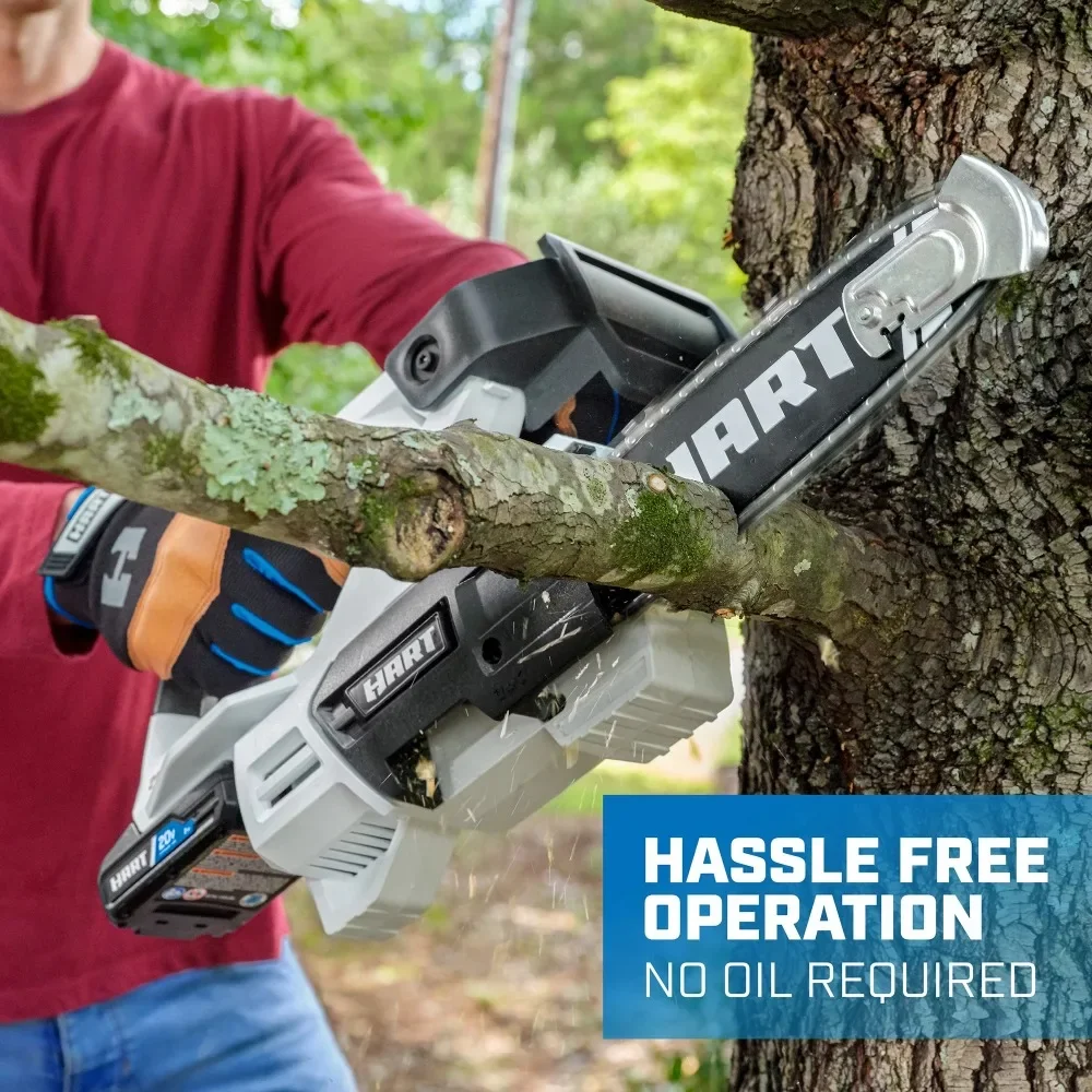 For HART 20-Volt 8-inch Battery-Powered Pruning Chainsaw Kit, (1) 2.0Ah Lithium-Ion Battery