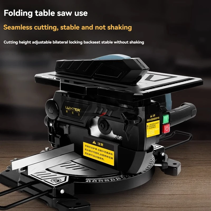 220V 1400W Woodworking Sawing Multifunctional Compound Saw High Precision Table Saw Aluminum Profile Cutting Machine