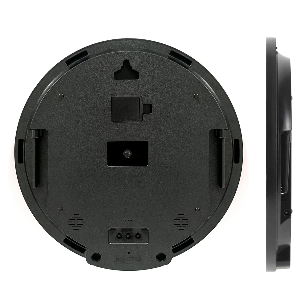 파리 스카이라인 모던 디자인 전자 벽시계 LED 자동 조광 디지털 타이머 날짜 온도 습도 달력 표시