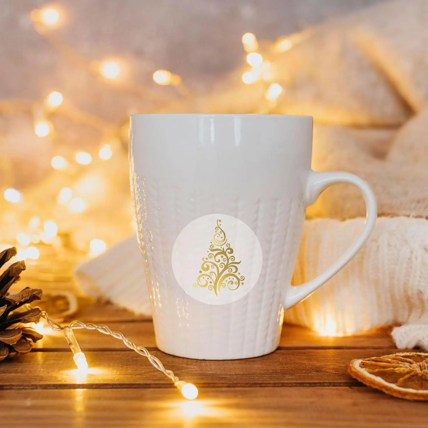 Рисунок 6 - прозрачные наклейки для рождественской елки