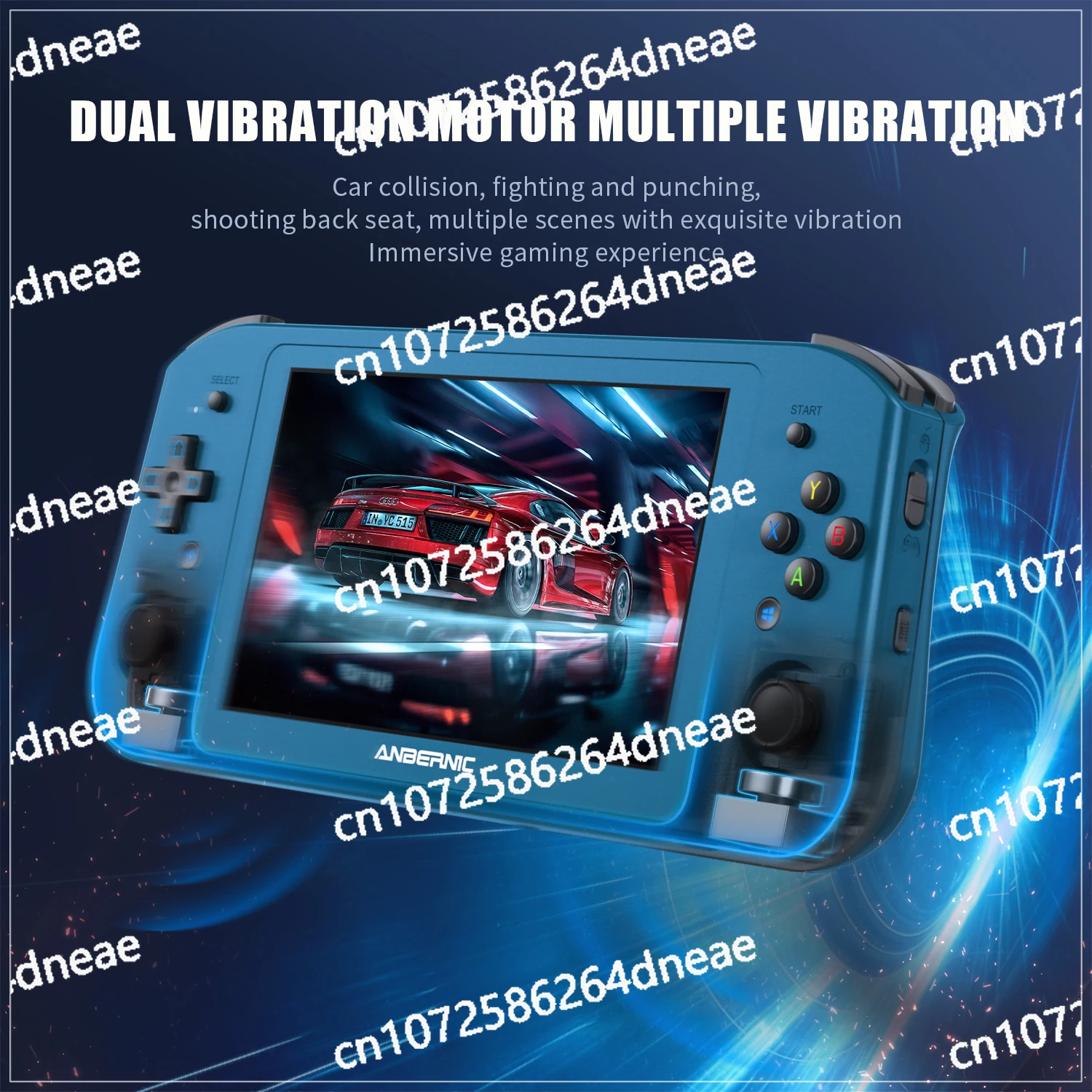 WIN600 أزرق 1 تيرابايت + 16 جيجابايت وحدة تحكم ريترو محمولة باليد كمبيوتر صغير للألعاب SteamOS WIN10 Batocera 5.94 بوصة مشغل ألعاب محمول