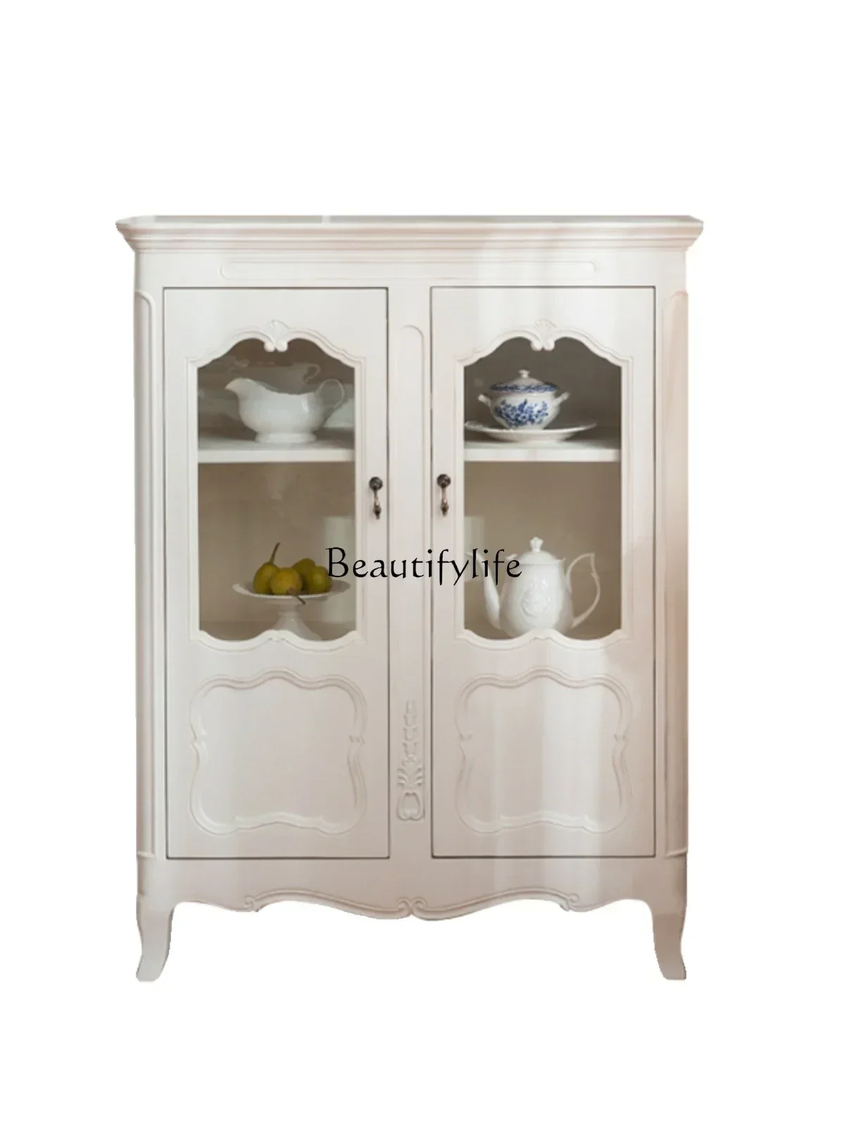 

French Entry Lux Style Kitchen Sideboard Locker Living Room Study Foyer Storage Bookshelf