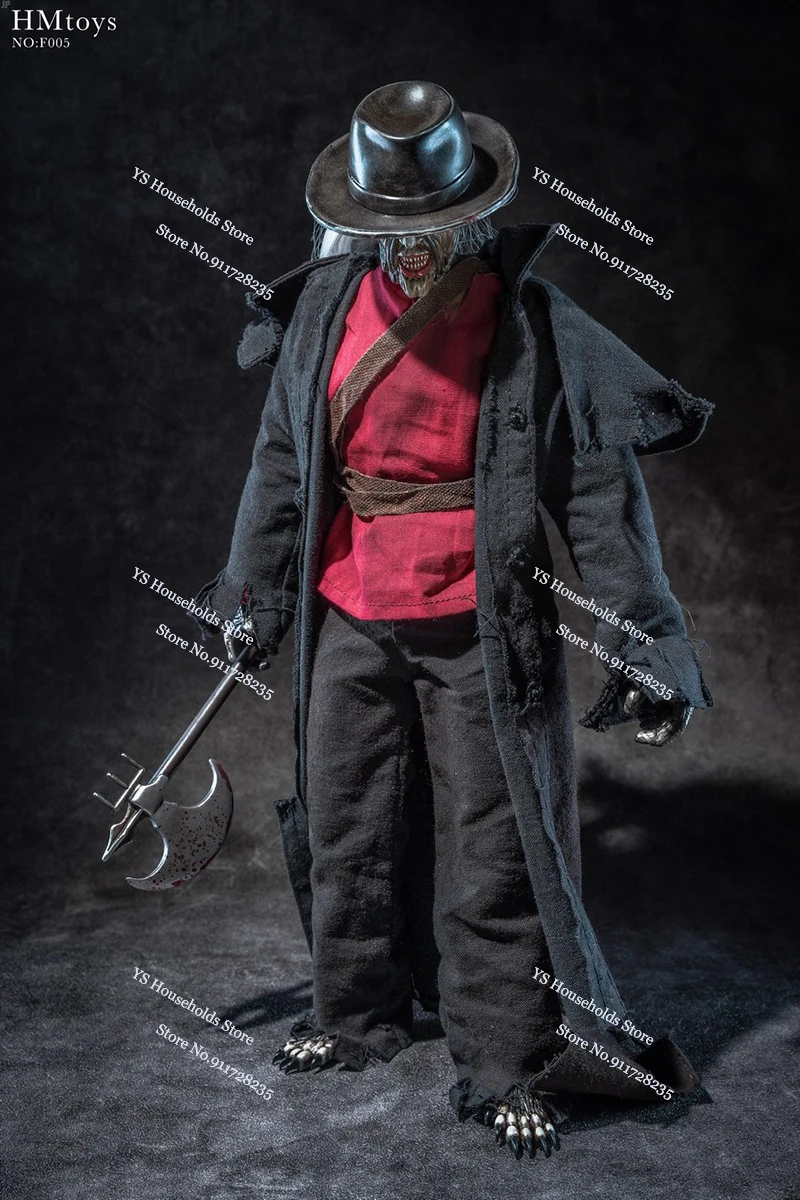 HMTOYS F005 1/6 Collectible Creepers Cannibal Horror Action Figure Mini Kruisvormige Platform Scène Ornament 12 "Soldaat Model