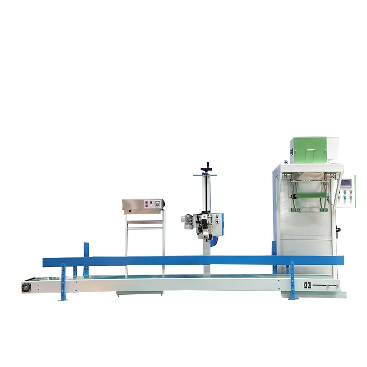 مصنع رائجة البيع شبه التلقائي 25 كجم 50 كجم آلة تعبئة أكياس الأسمدة بيليه