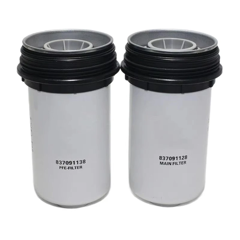 837091128 837091138 Fuel Filter Kit For AGCO Fit for Massey Ferguson 4607 4609 4610 Utility Tractor Replaces 837079726 837079727