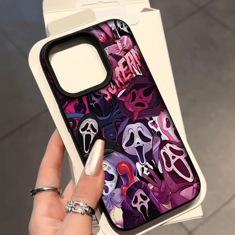 Halloween Schedel Ghost Pompoen Telefoon Case Voor Samsung Galaxy S20 S21 S22 S23 S24 S25 Plus Ultra FE A05 A05S A06 Siliconen Cover