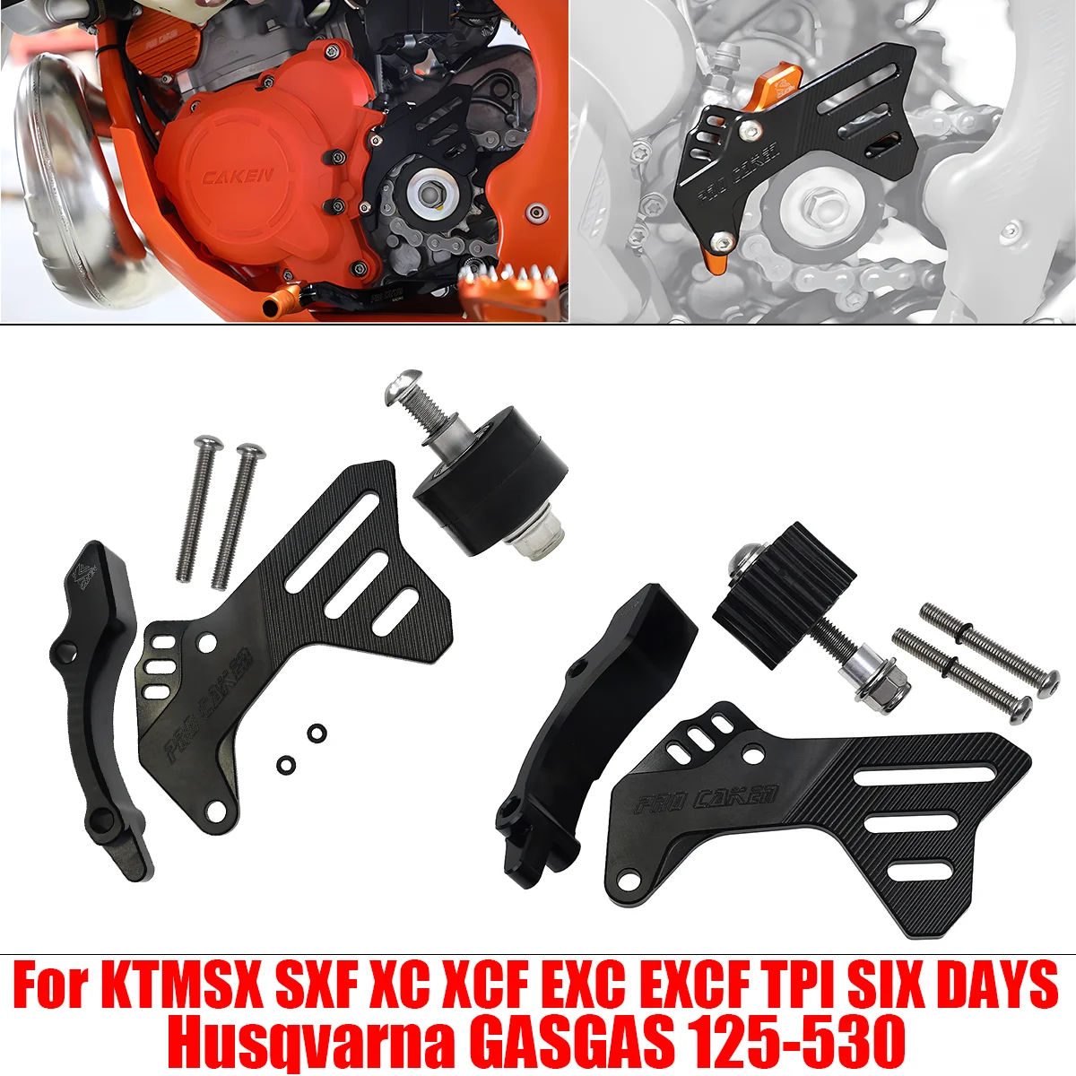 

Aluminum Sprocket Case Saver Guard Anti-collisionProtector For KTM EXC XC XCF SX SXF XCW Husqvarna TC TE FC FE TX FX 250 300 350