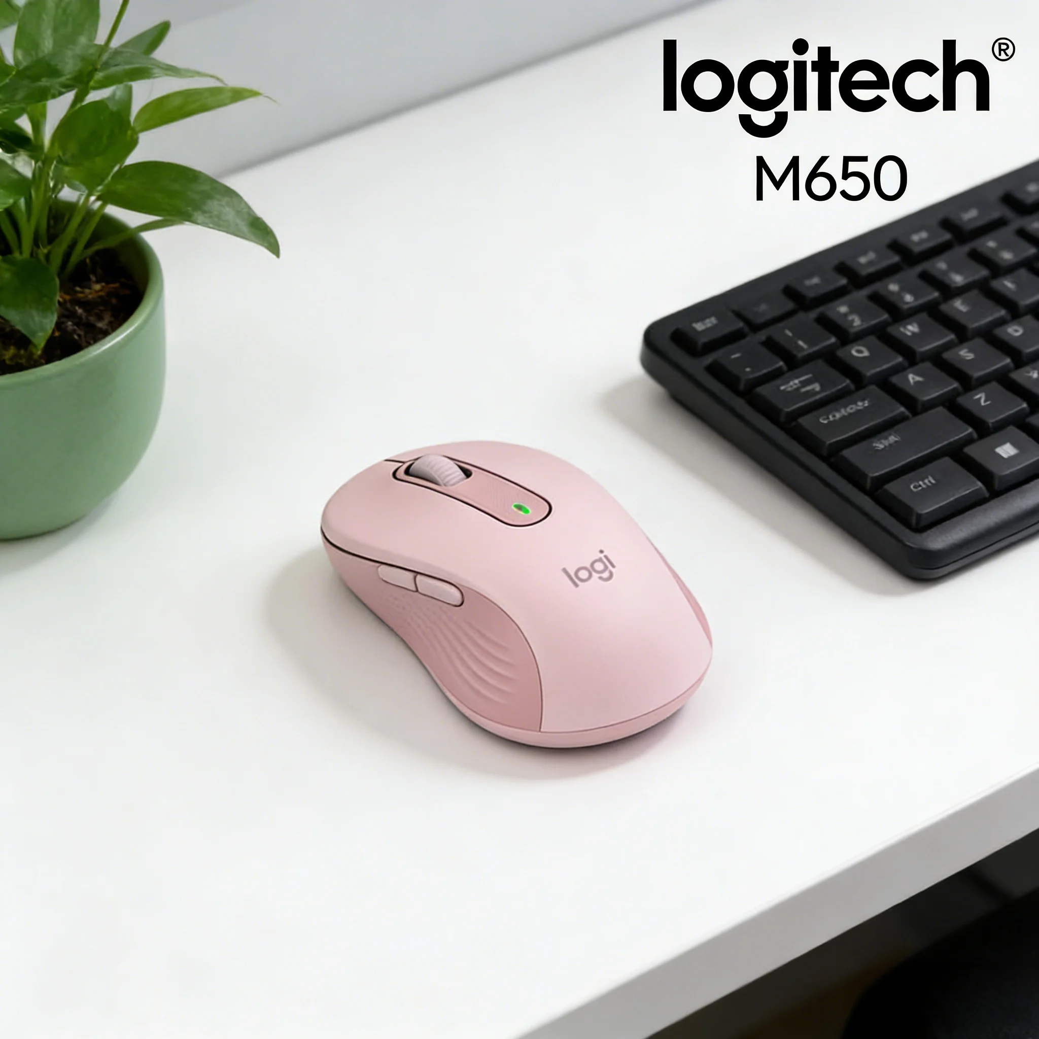 

M650 /M650L Low-Noise Wireless Mouse 90% Noise Reduction Meeting Room Ready