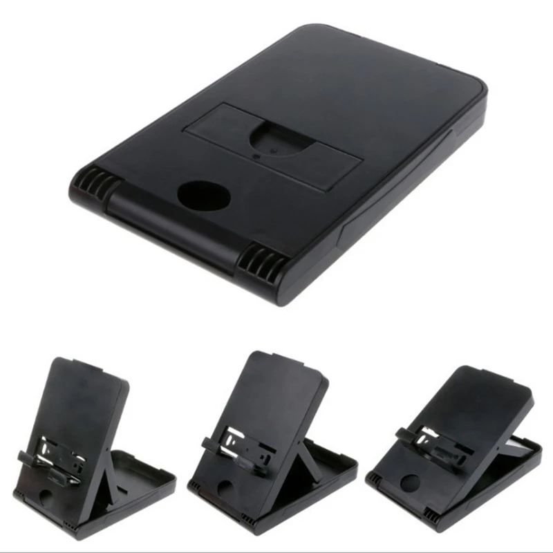 Suporte ajustável e dobrável em ABS, compacto, para jogar e guardar o Nintendo Switch Lite.