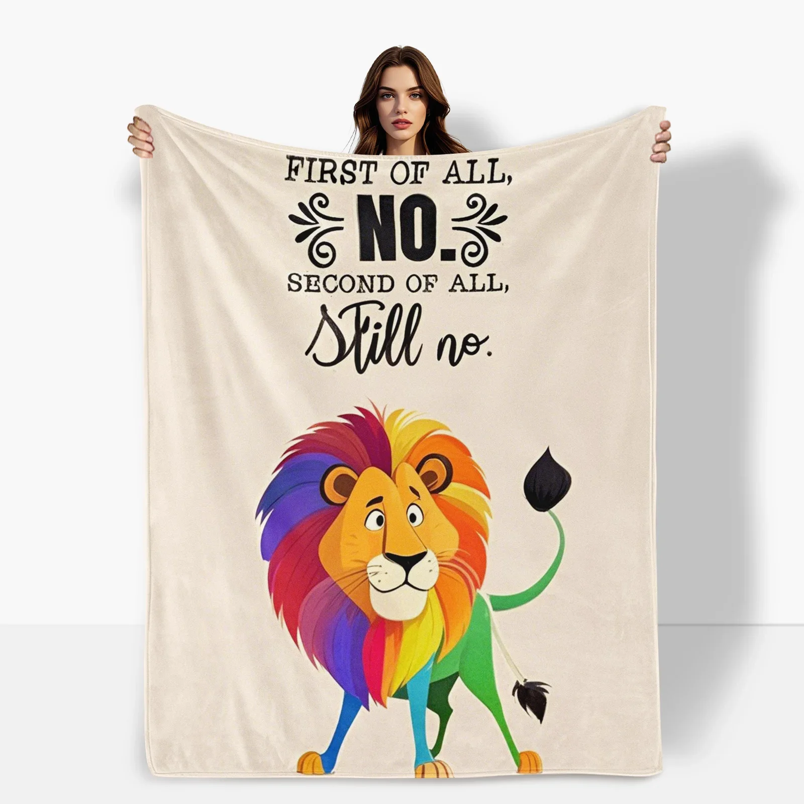 

Bold Lion Family Design Throw Blanket for Warmth and Style in Any Home Setting