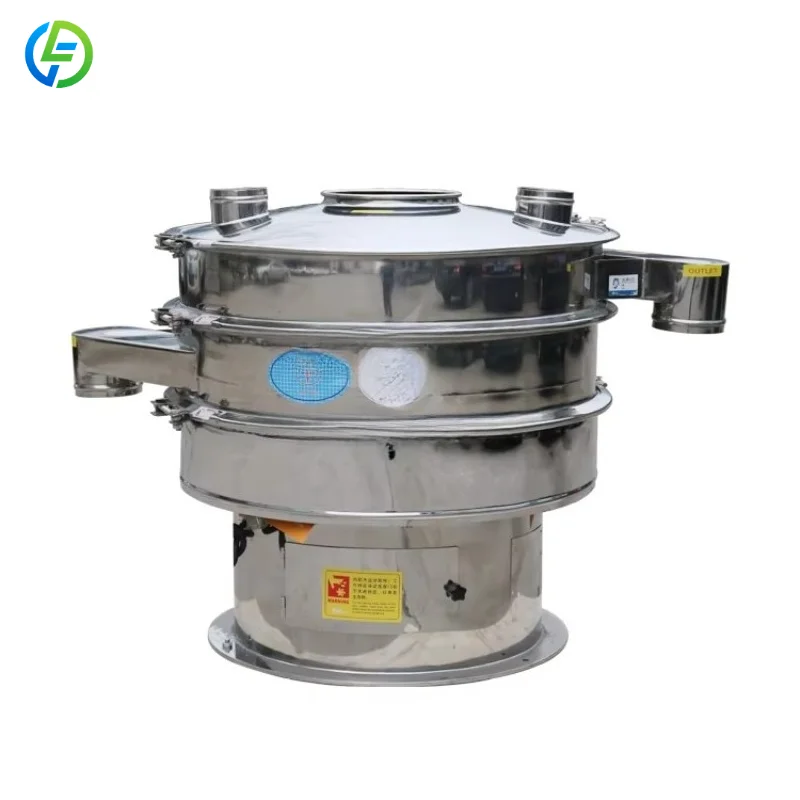 Customized Stainless Steel Industrial Sifter Machine Electric Flour Vibration Screening Sieve Machine for Food Powder Sieving
