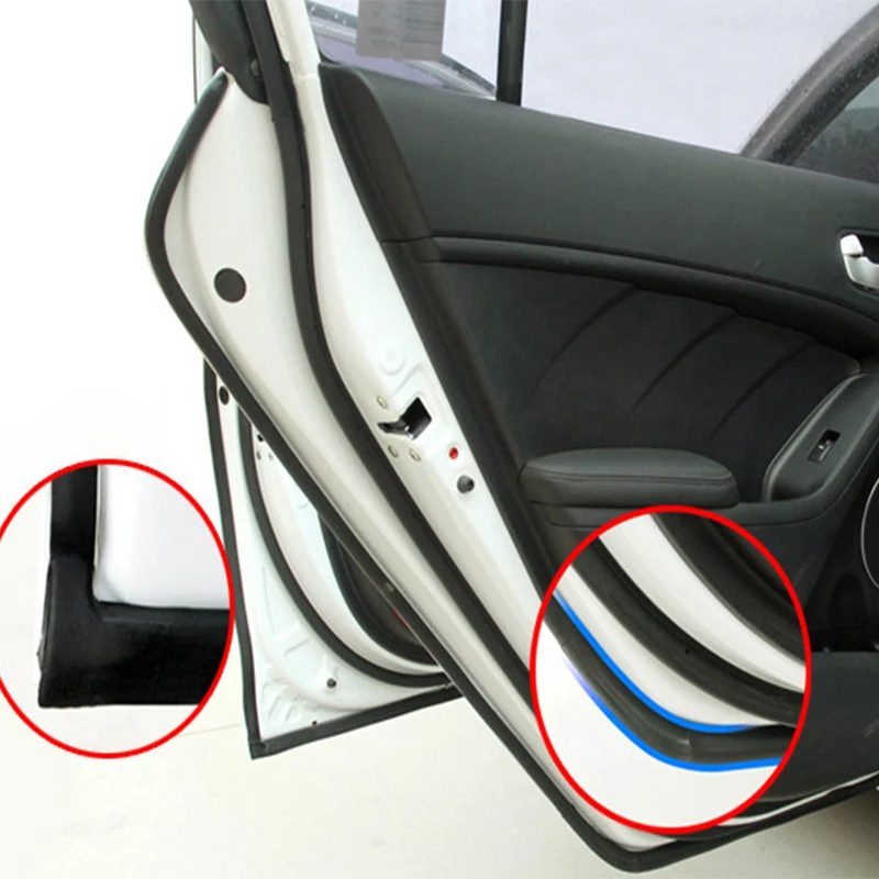 Truck Rubber Strip Big D Small D Car Door Cab Seal Trunk Soundproof Strip Engine Cover Strip Dust and Waterproof Seal Strip