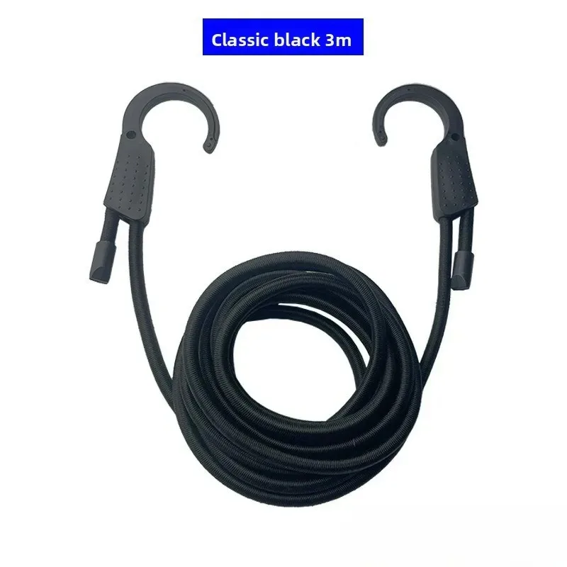 Sangle élastique de voyage pour moto, 1.5/3m, ceinture de Tension réglable, crochet de corde à linge de voiture, corde d'arrimage pour bagages de chargement