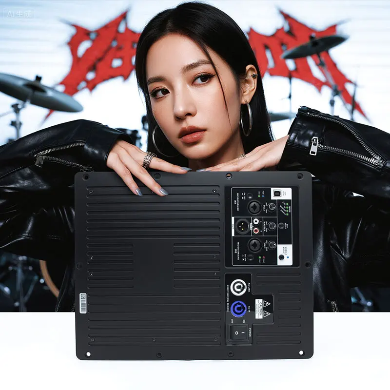 

Lihui MT12440 1200W*400* 2 10 Ohm Class d Dsp Active Amplifier Module Audio Power Professional Amplifier Module