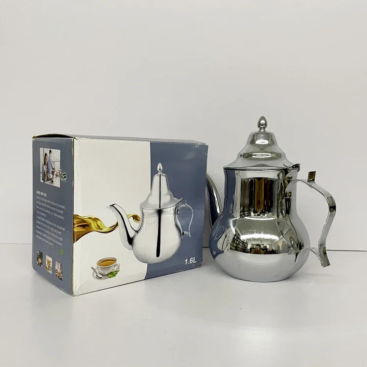 Water Kettle Stainless Steel Tea Maker 0.8 L 1.2L Moroccan Teapot Induction