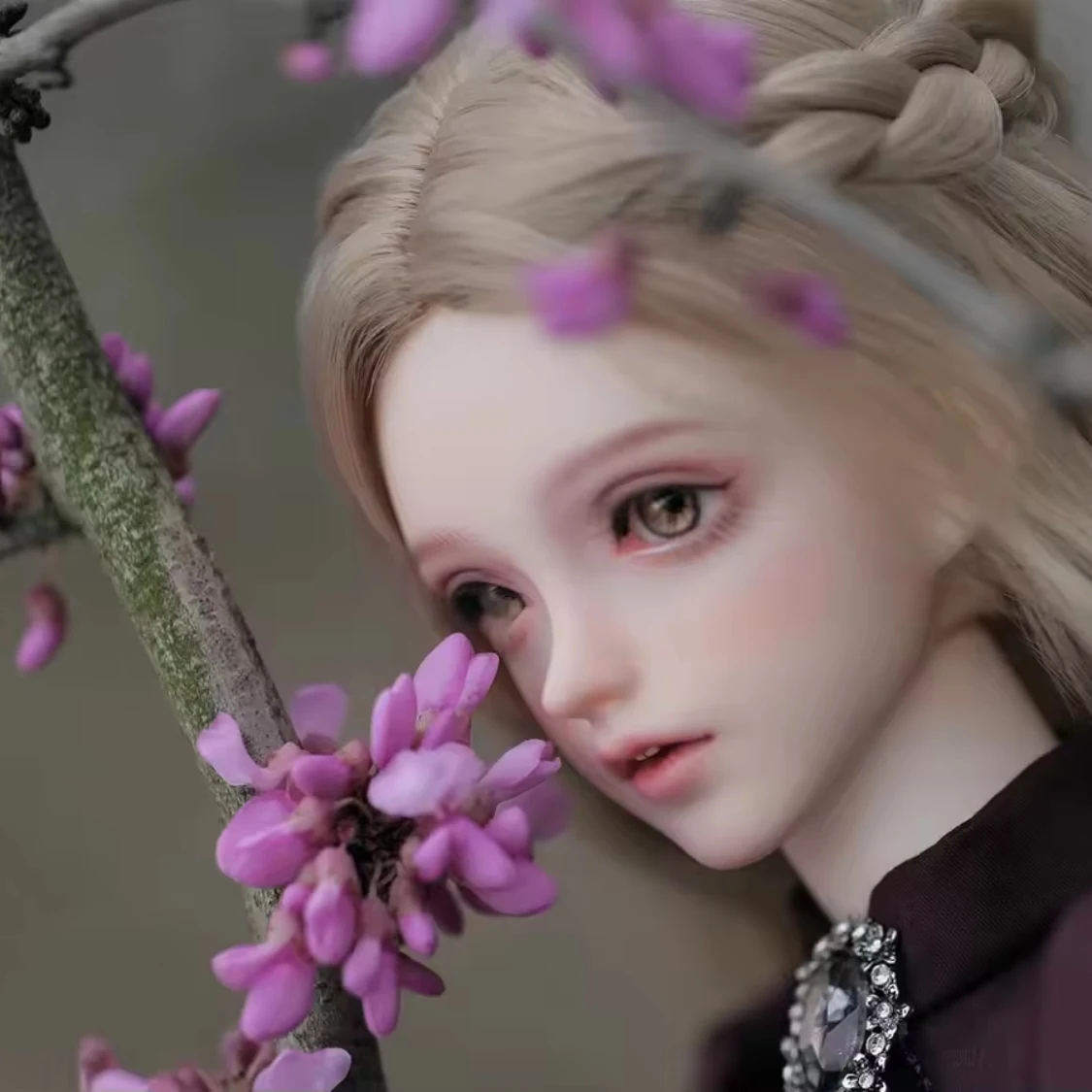 고도로 관절이 잘 움직이는 BJD 소녀 인형 / 밝은 피부 TPE 바디 + 금속 내부 구조 / DIY 조립 모델 키트