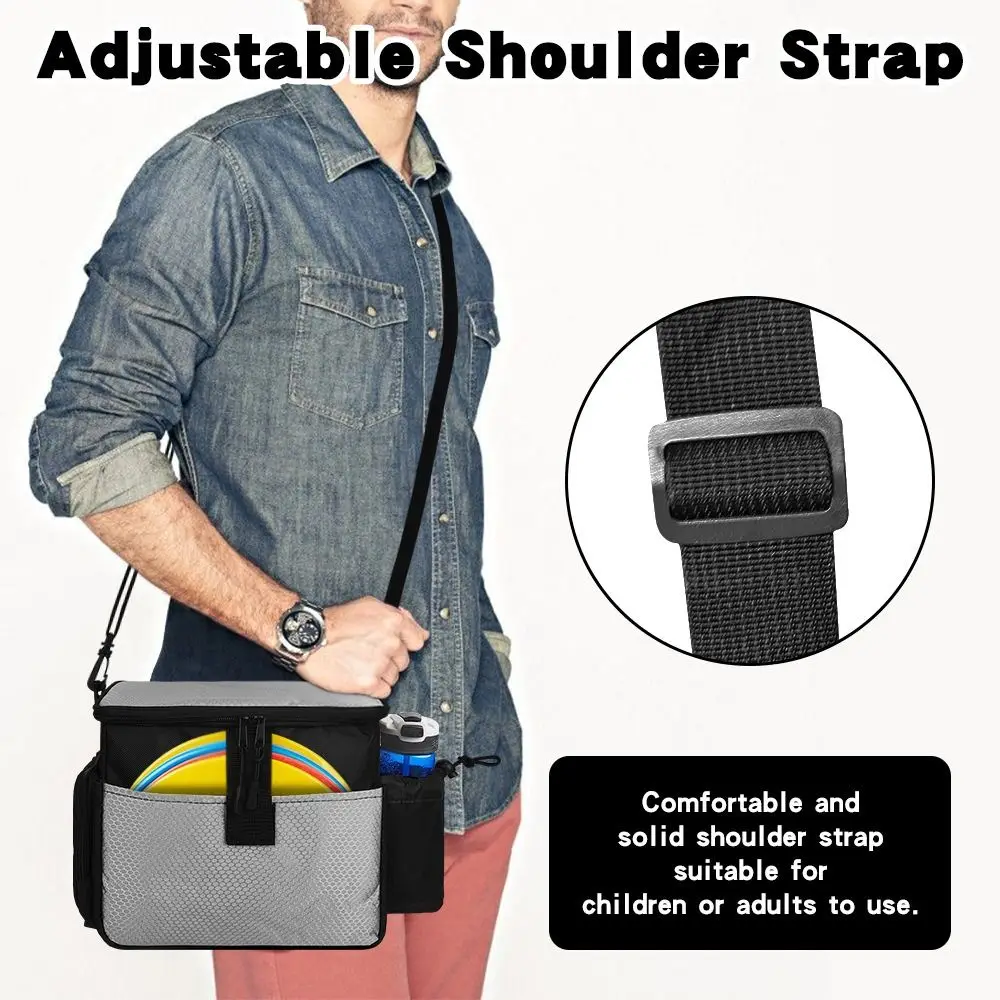 Waterproof Disc Storage Bag Lightweight Portable Disc Golf Beginner Bag Large Capacity Durable Disc Golf Starter Bag