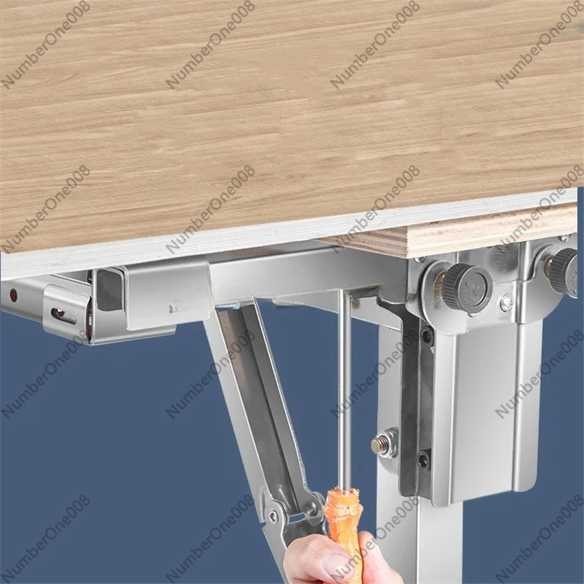

Portable Wood Cutting Bracket Woodworking Workbench Auxiliary Support Frame Stainless Steel Double Row Fluent Bar Support Frame