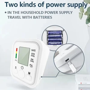 2 USER DIGITAL VOICE AUTHORY AUTOMATIC BLOOD Pressure Meter Pressure Tonometer Tensiometer Baumanometer 6 Main Sales Measure Blood Pressure - №4