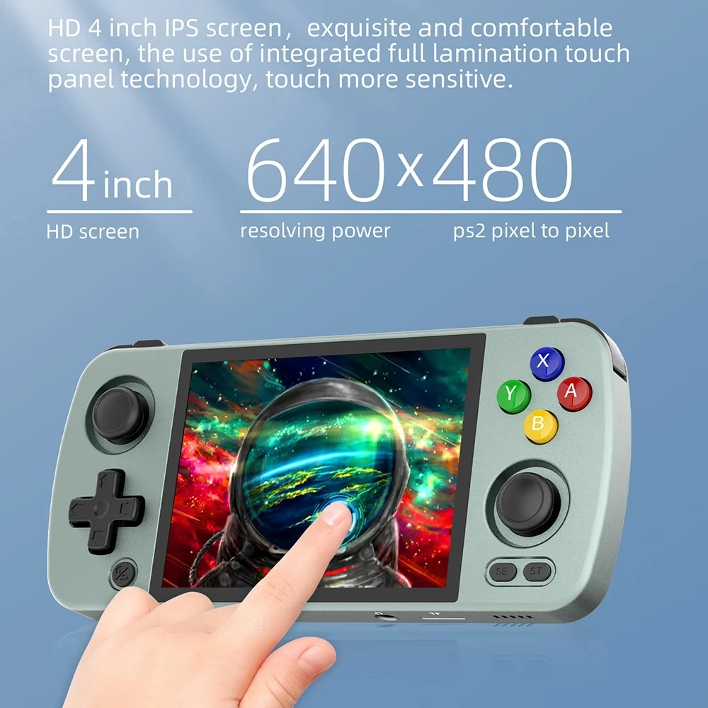 FOR Ambernic Rg405m Rg N64 4 Inch Ips Screen Metal Handheld Game Console Android 12 Unisoc Tiger T618game Player