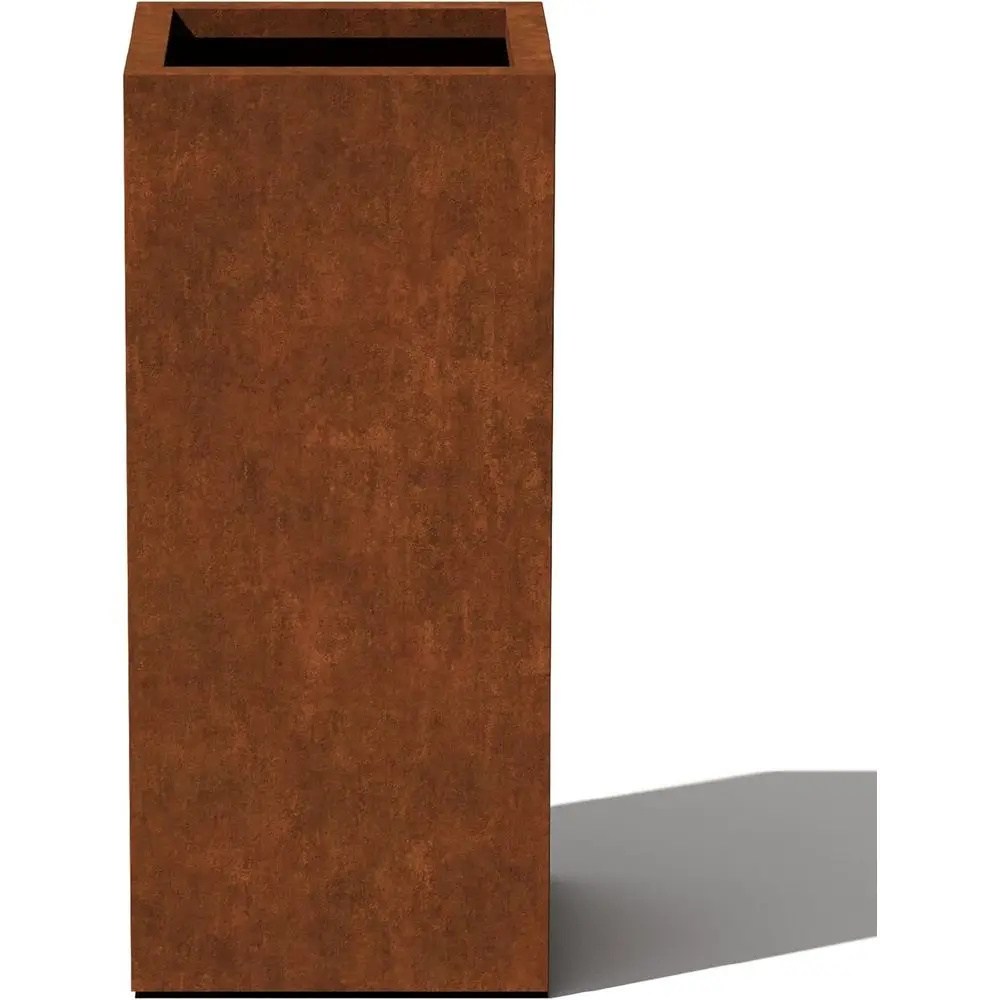 

Elegant Tall Corten Steel Planter for Outdoor Spaces - Rustic Charm & Durable Weather Resistance