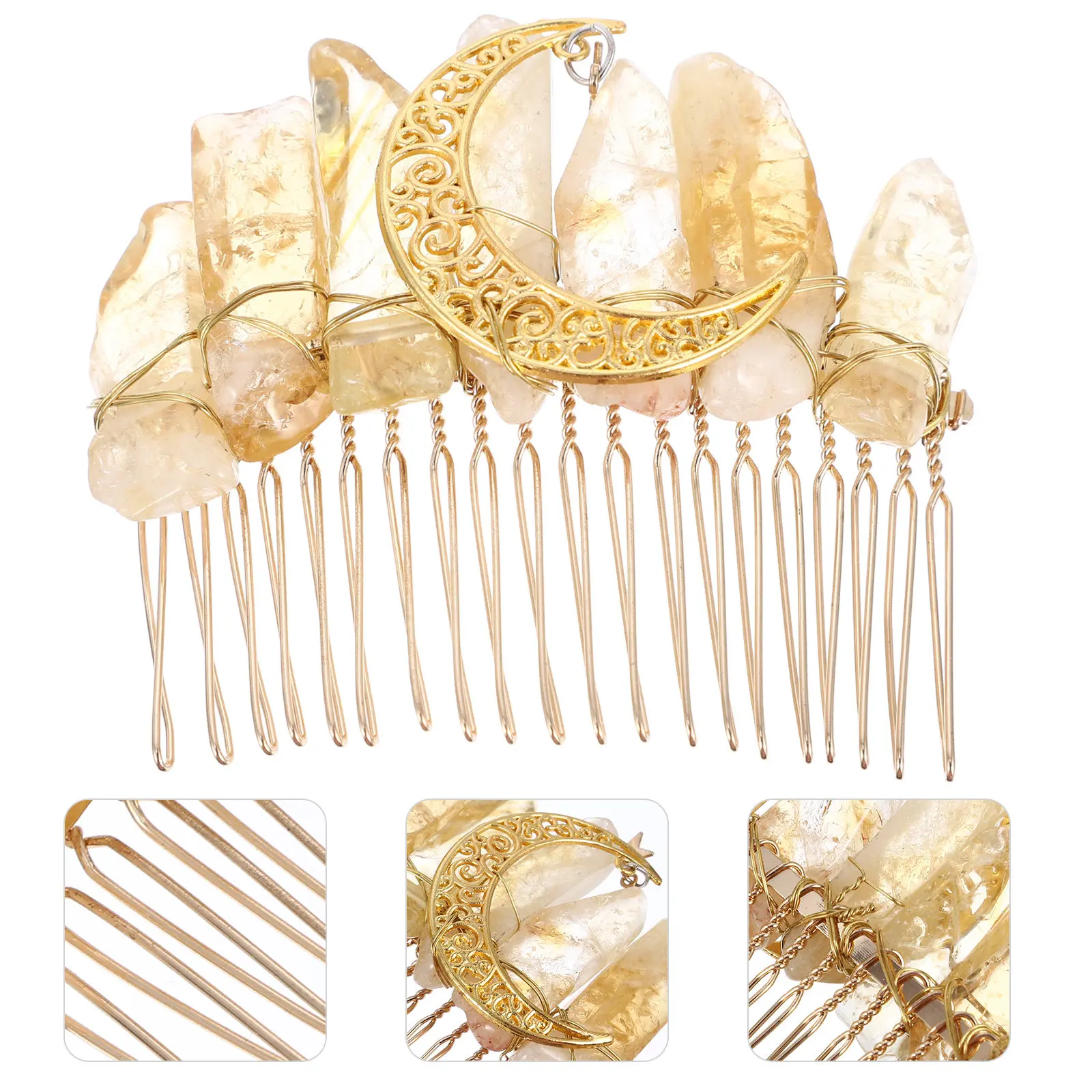 Crystal Hair Comb Delicate Exquisite Headdress for Women Wedding Party Accessories Elegant Bridal Headpiece Hair Comb