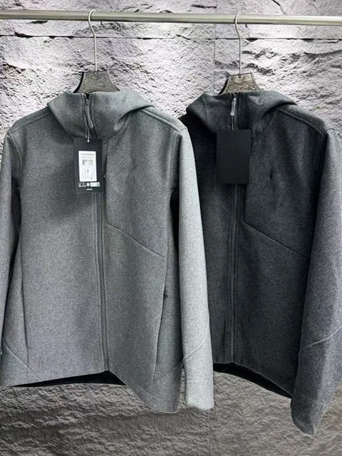 

Men's Outdoor Casual Woolen Coat with Hood Spring Autumn Stand Fit Polyester Fiber 502% Wool 4% Other 52% Long Sve