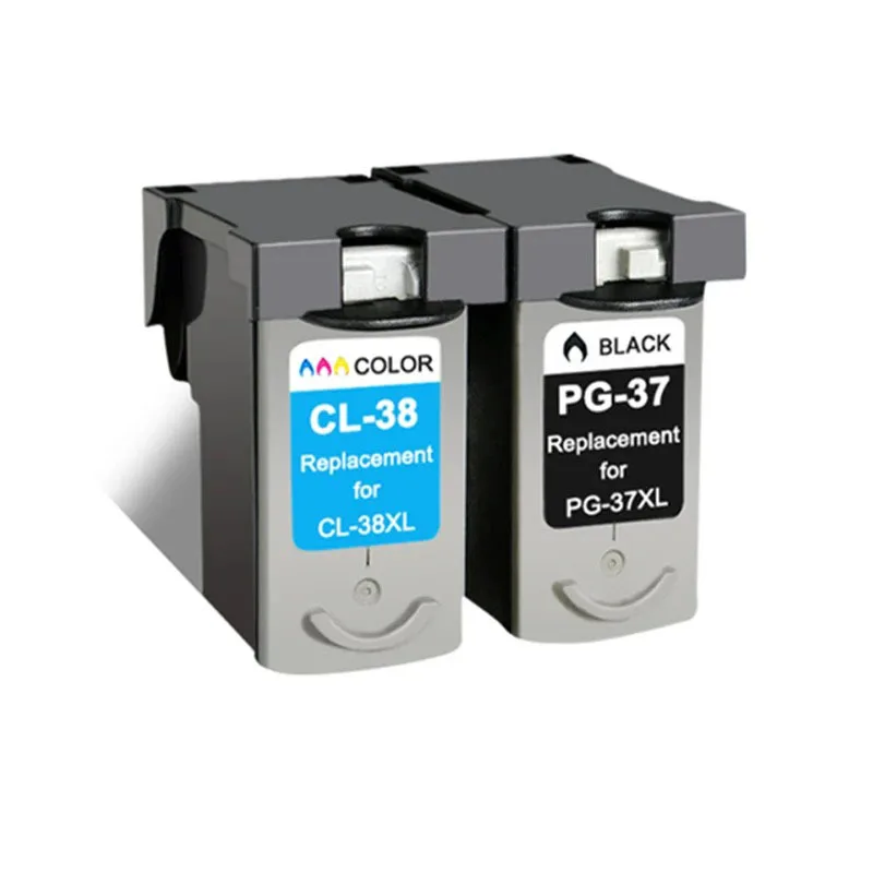 PG 37 CL 38 PG37 CL38 PG-37 CL-38 Remanufactured Ink Cartridge for Canon PIXMA MP190 IP2200 IP1980 Printer