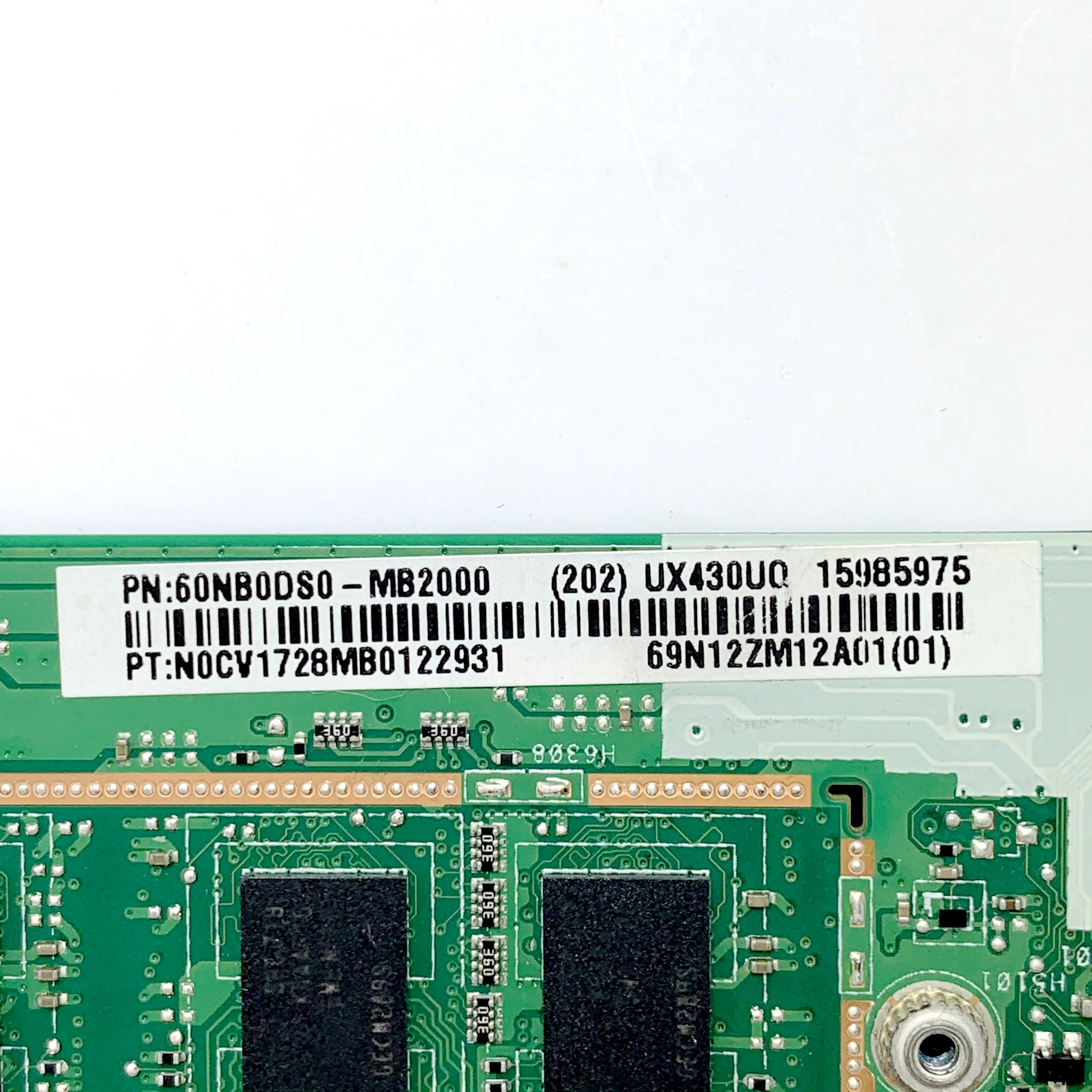 

UX430UQ REV.2.0 8GB Mainboard For Asus UX430UQ Laptop Motherboard N16S-GTR-S-A2 With SR2ZU I5-7200U CPU 100% Full Tested Good