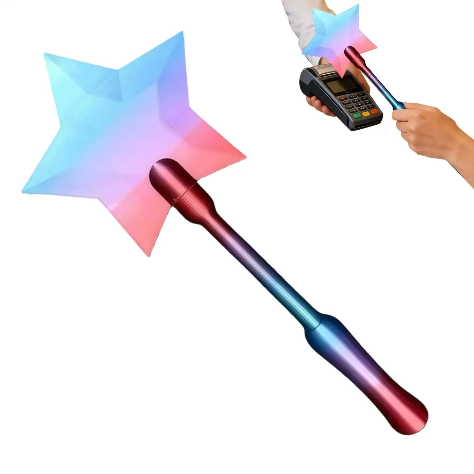3D Printed Star Wand Tap To Pay Star Magic Wand Contactless Payment Card Holder Credit Card Holder for Shopping Gas Station