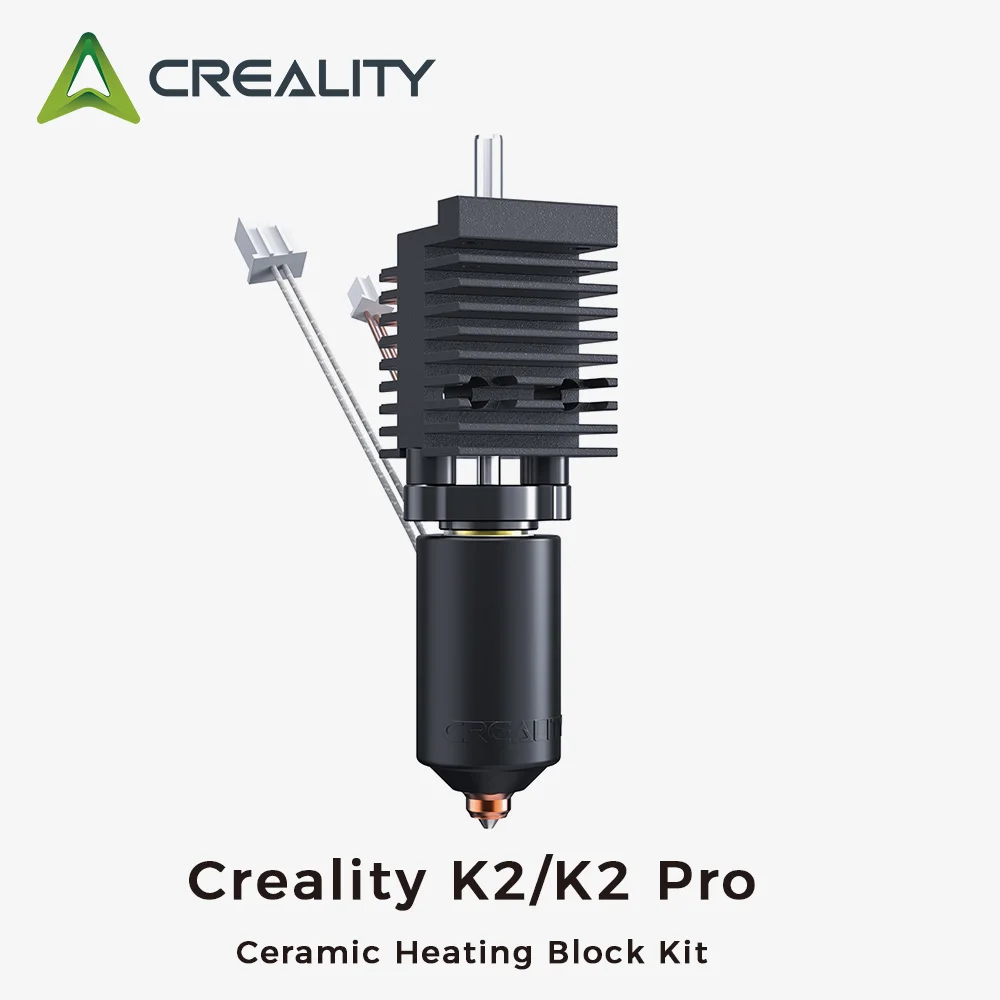 

Комплект керамического нагревательного блока Creality K2/K2 Pro, быстросменная насадка 300 ℃ Высокая термостойкость Высокая теплопроводность