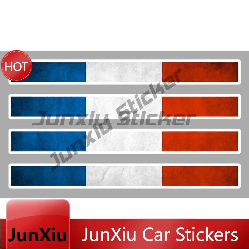 Personalized Pvc Decal Bandes Drapeau France Francais Car For Fender Outdoor Sticker
