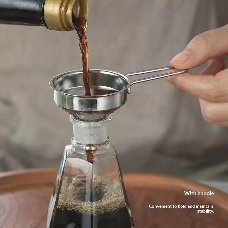 Embudo de acero inoxidable con - Kitchen Gadgets For Small Kitchens reseña y precio