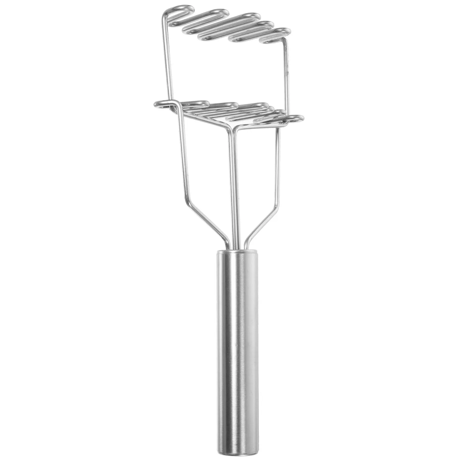 

1Pcs Handheld Potato Presser Stainless Steel Wave Shape Masher for Home Restaurant Kitchen Gadget Silver