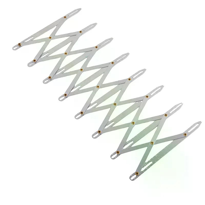 Buttonhole Spacer Expanding Crafting Guide Rule Sewing Gauge Equidistant Measuring Marking Tool for Grommet Button Holes