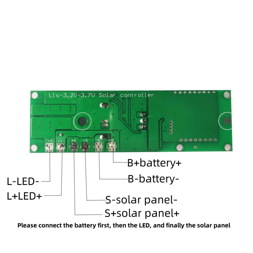 Solar Circuit Board 3.2V 3.7V With Switch Sensor PCB Lighting Control Smart Sensing Technology Solar Wall Light Controller Tools